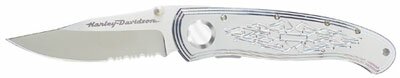 Harley-Davidson Polished Chrome Elite Legend - Serrated