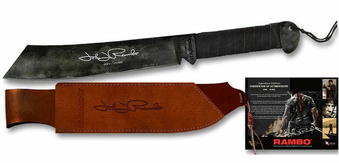 Knife Rambo IV John Rambo Signature Edition Master Cutlery Knife Rambo IV John Rambo Signature Edition Master Cutlery