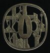 Plum Blossom Tsuba ''Antiqued'' Finish(OH2245)