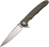 CJRB Briar Linerlock Green Folding Knife (J1902GNF)