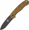 ESEE Avispa Coyote Brown Black Folding Knife (BRK1301CBB)