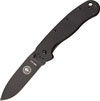 ESEE Avispa D2 Black Handle Black Blade Folding Knife (BRK1302B)