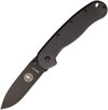 ESEE Avispa D2 CF Handle Black Blade Folding Knife (BRK1302CFB)