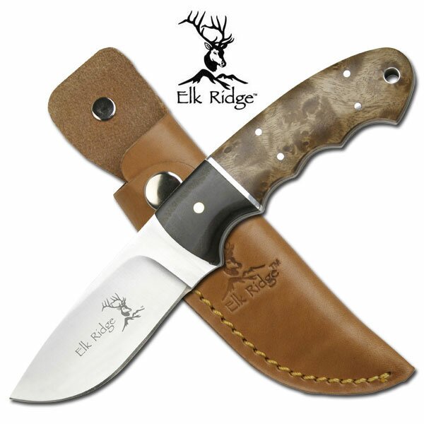 Elk Ridge Outdoor Fixed Blade Knife 8'' Overall