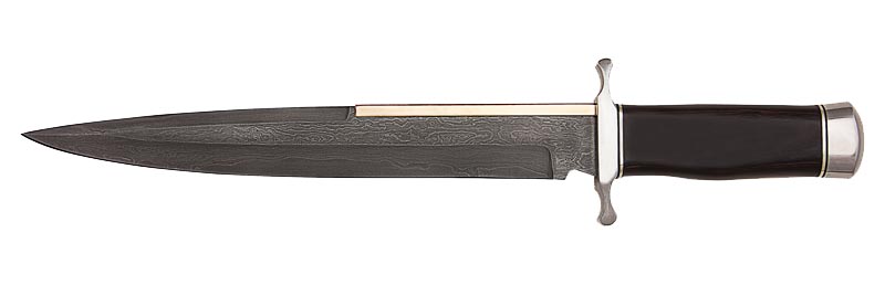 Gil Hibben Old West Toothpick Damascus