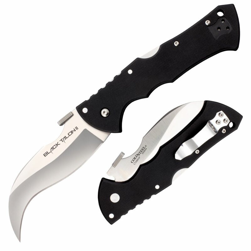 Knife Cold Steel Black Talon II Plain Edge XHP