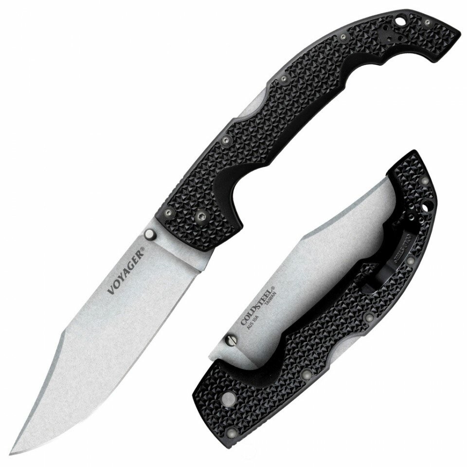 Knife Cold Steel XL Voyager Clip Point Plain Edge AUS10A