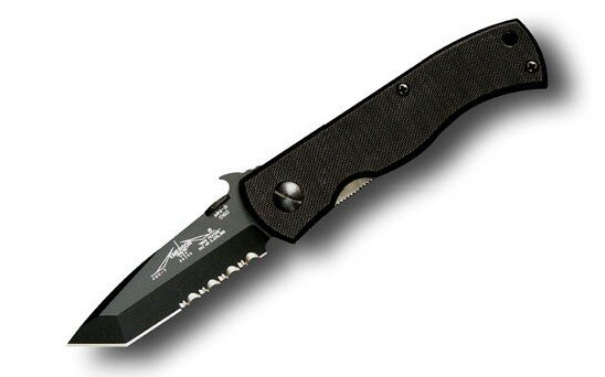 Knife Emerson Mini CQC-7B Wave Black Serrated