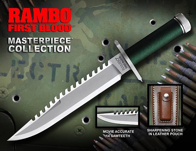 Knife Rambo I Standard Edition Hollywood Collectibles Group
