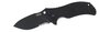 Knife - Zero Tolerance Matte Black Folder with SpeedSafe and Partial Blade Serration (0350ST)