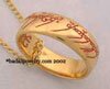 LOTR Gollum Gold Necklace Red (GG-03)