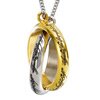 Lord of the Rings The One Ring Entwined Necklace (NN1368)