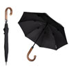 Security Umbrella men City-Safe round hook handle with reflection(E-10001-11)