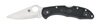 Spyderco Delica 4 FRN Plain Edge Folding Knife (C11PBK)
