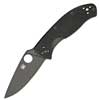 Spyderco Tenacious Black Blade Folding Knife (C122GBBKP)