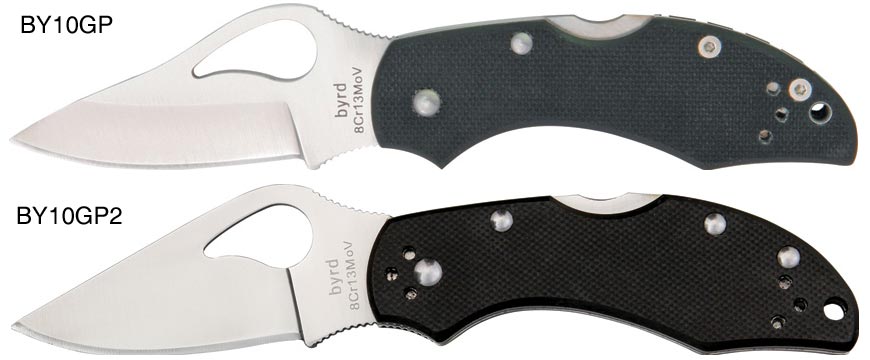 Spyderco/Byrd Robin G10 Plain Edge Folding Knife