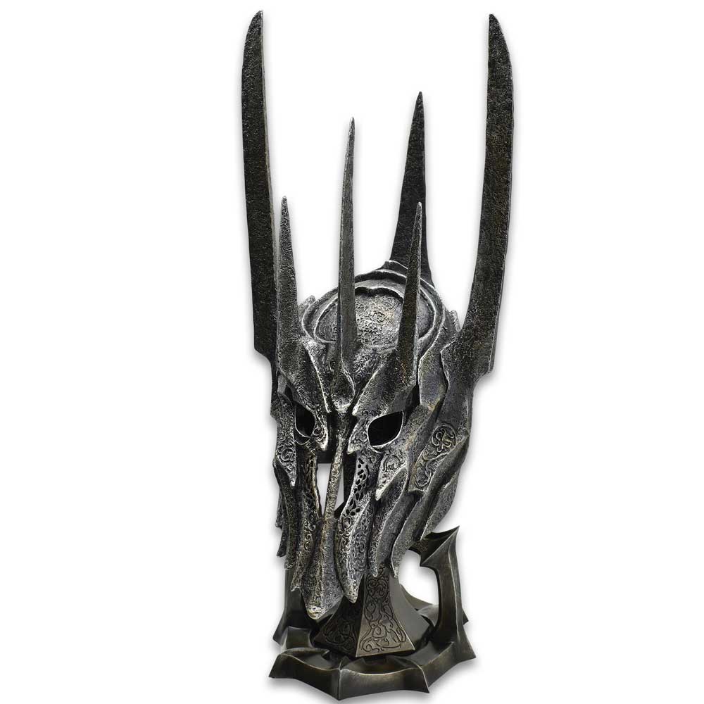 The Lord Of The Rings Half-Scale Helm Of Sauron Replica And Display Stand