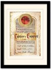 The Hobbit An Unexpected Journey Framed Poster with Mount Conditions Of Engagement (MP10451P)