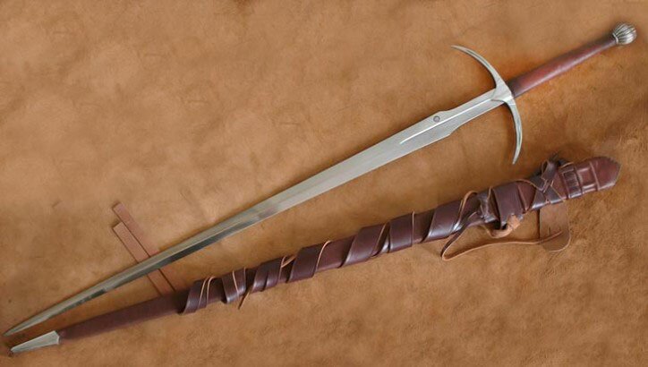 Two handed Danish forged sword