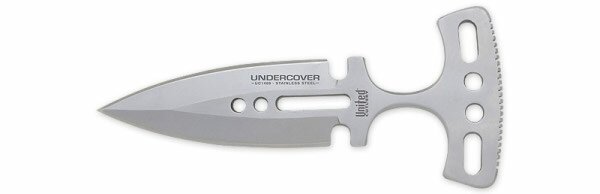 Undercover Magnum Silver Push Dagger